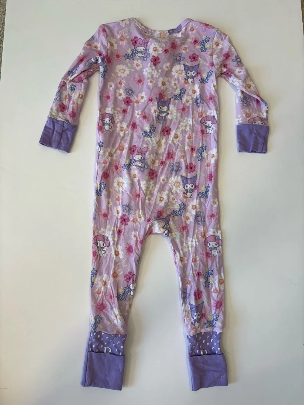 Posh Peanut x My Melody Kuromi Purple Zippy Pajama 12-18 Months